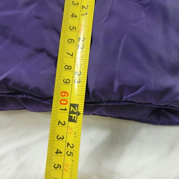 LL Bean Purple Goose Down Womens Vest Puffer Vest Casual Outdoors Lightweight - Picture 9 of 9